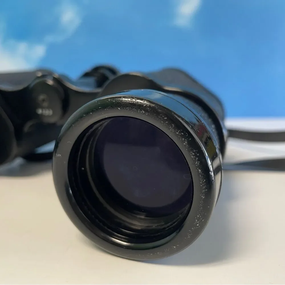 Vintage Tasco 7x35 Binoculars – Model 304 – Great Condition + Case & Strap